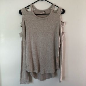 Poof Sweater with Cutout Sleeves Size M